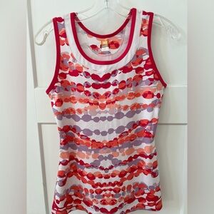 Lucy Tank Top in Pink, Lavender & Coral
